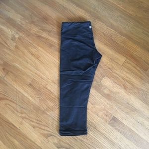 lululemon wunder under crop *denim